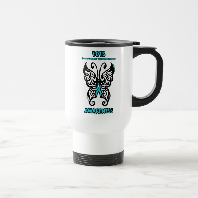 Schmetterling/Stamm...POTS Reisebecher (Rechts)
