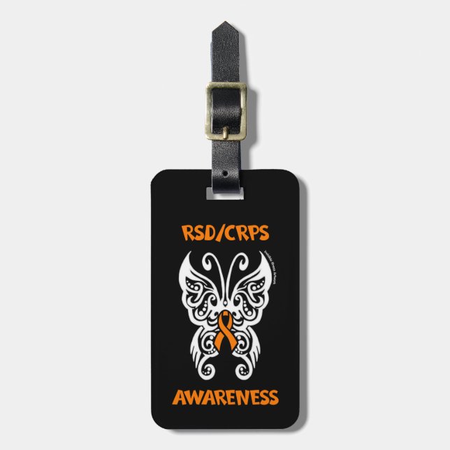 Schmetterling/Stamm...RSD/CRPS Gepäckanhänger (Vorderseite vertikal)