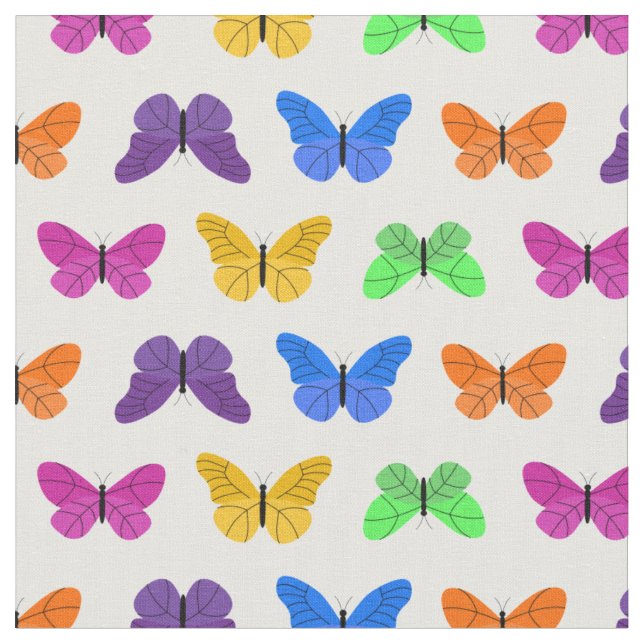 Schmetterling Stoff (Nahaufnahme)