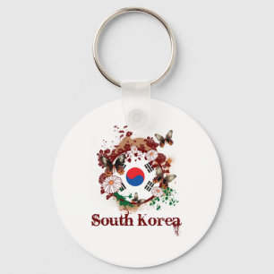 Schmetterling Südkorea Schlüsselanhänger