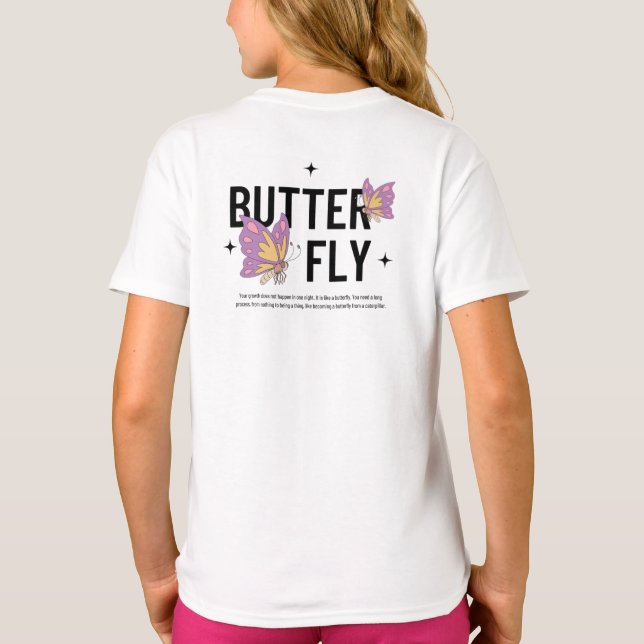 Schmetterling T-Shirt (Rückseite)