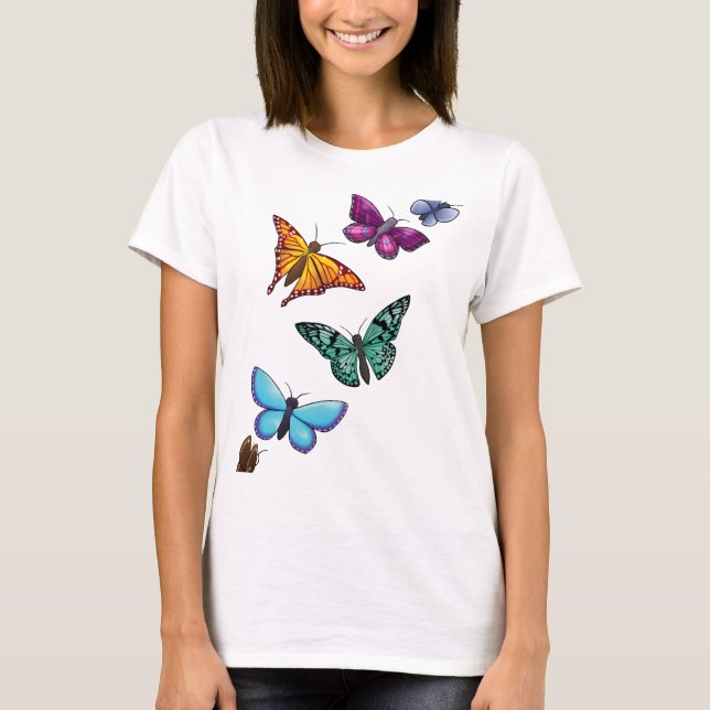 Schmetterling T-Shirt (Vorderseite)