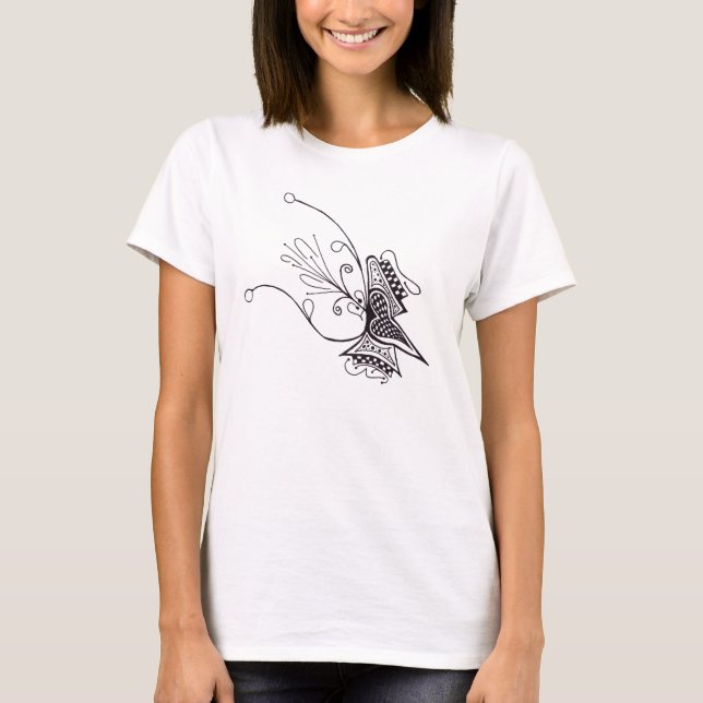 Schmetterling T-Shirt (Vorderseite)