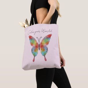 Schmetterling-Tasche Color Splash Tasche
