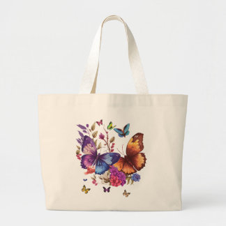 Schmetterling-Tasche mit elegantem Naturdesign Jumbo Stoffbeutel