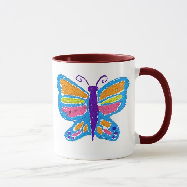Schmetterling Tasse (Rechts)