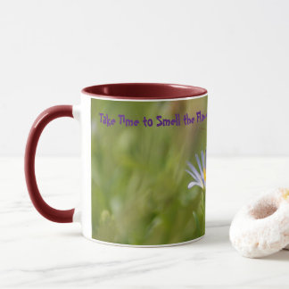 Schmetterling-Tasse, Nimm dir Zeit, um die Blume z Tasse