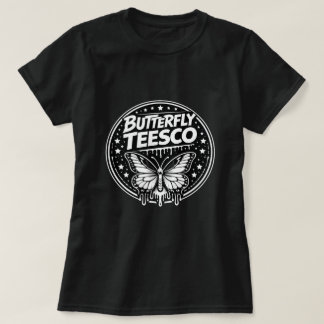 Schmetterling TEESCO Graffiti Schmetterling-Shirt  T-Shirt