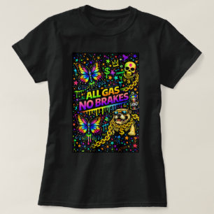 Schmetterling TEESCO Graffiti Schmetterling-Shirt  T-Shirt