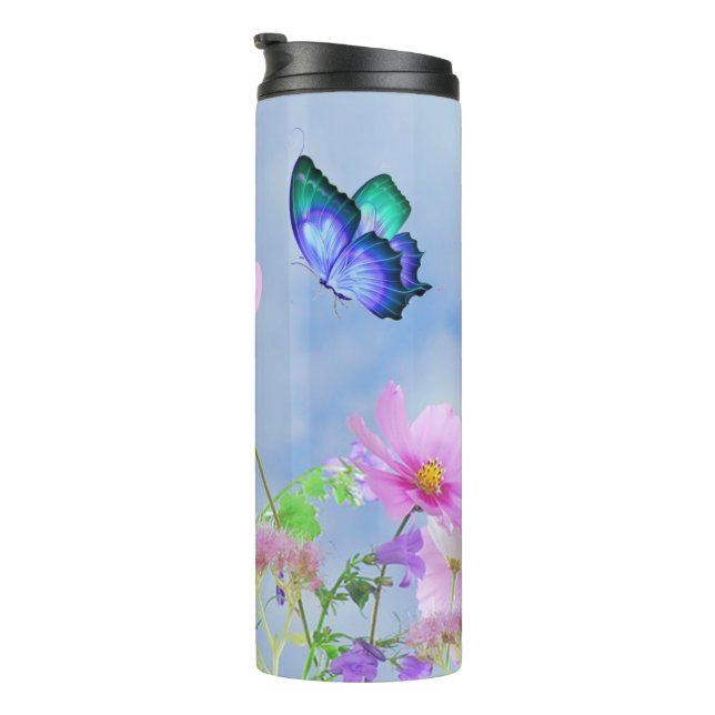Schmetterling Thermosbecher (Nach rechts gedreht)