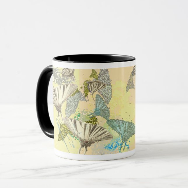 Schmetterling-Tiger-Mug Tasse (Vorderseite Links)