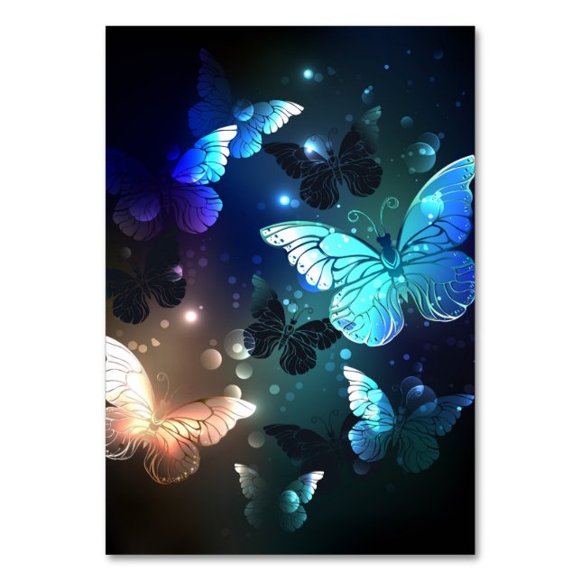 Schmetterling Tischnummer (Vorderseite)