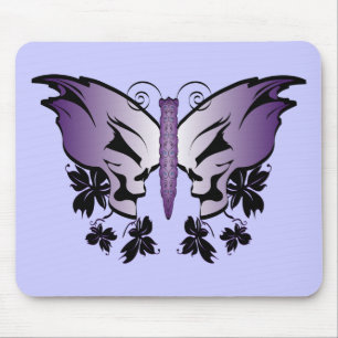 Schmetterling Totenkopf Lila Mousepad