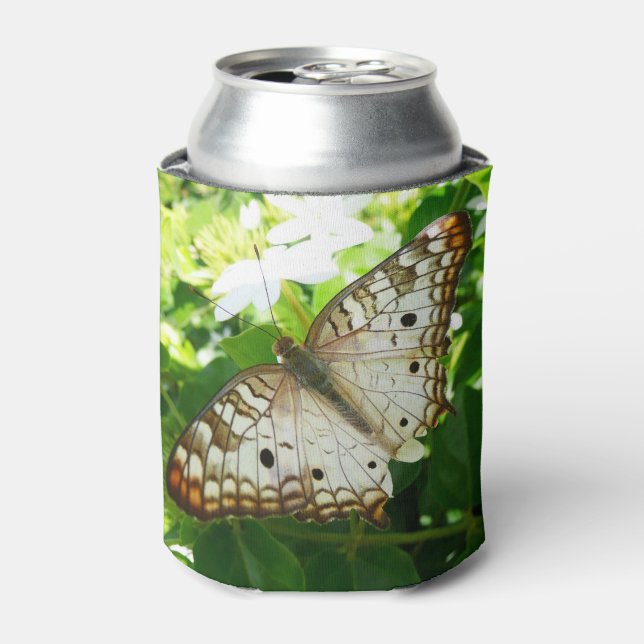 Schmetterling über Jasmine Tropical Nature Fotogra Dosenkühler (Kanne Vorderseite)