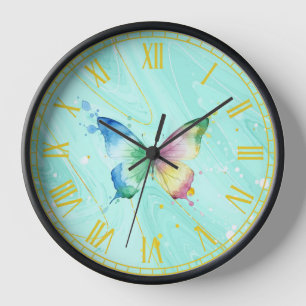 Schmetterling Uhr