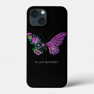Schmetterling und Blume Case-Mate iPhone Hülle