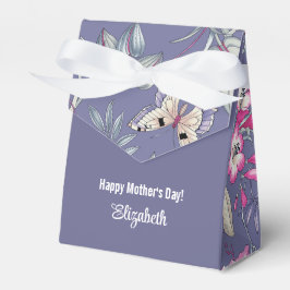 Schmetterling und Blume Design Gefallen / Geschenk Geschenkschachtel