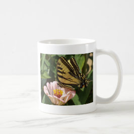 Schmetterling und Blume Kaffeetasse