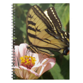Schmetterling und Blume Notizblock