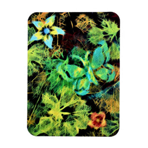 Schmetterling und Blume Rodilius Flexible Magnet