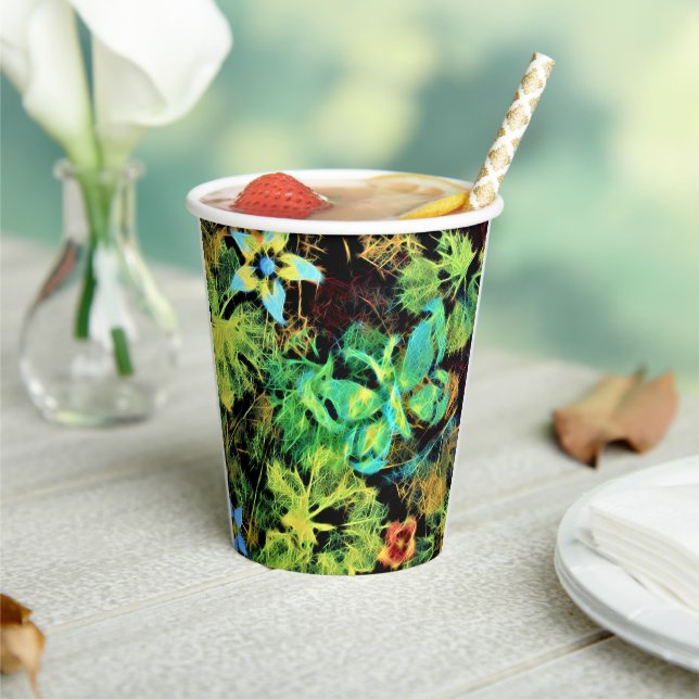 Schmetterling und Blume Rodilius Paper Cup Pappbecher (In Situ)