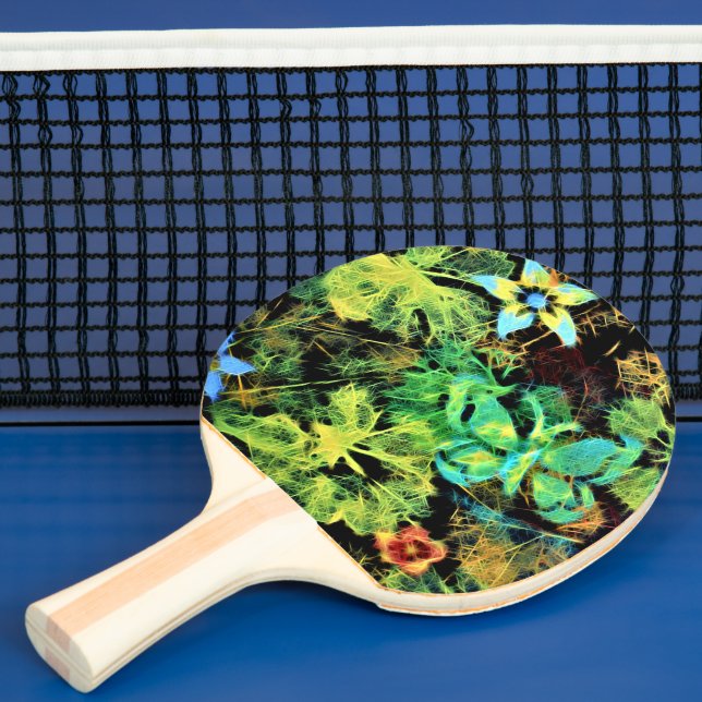 Schmetterling und Blume Rodilius Ping Pong Paddle Tischtennis Schläger (InSitu)