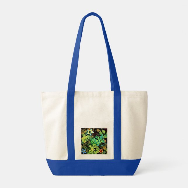 Schmetterling und Blume Rodilius Tote Bag Tragetasche (Rückseite)