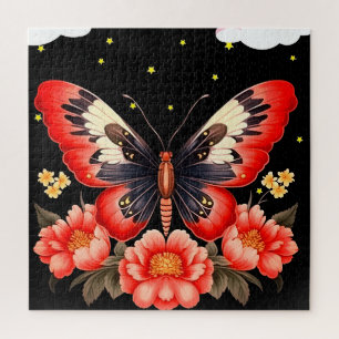 Schmetterling und Blume sind in diesem wunderschön