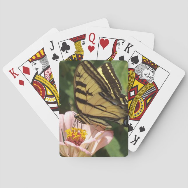 Schmetterling und Blume Spielkarten (Rückseite)