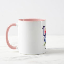 Schmetterling und Blume Tasse