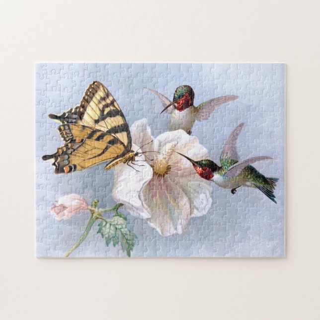 Schmetterling und Kolibris (Horizontal)