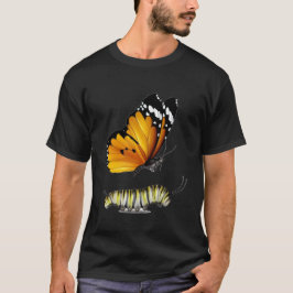 Schmetterling und Raupe T-Shirt