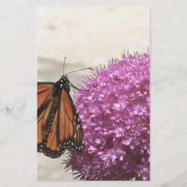 Schmetterling und Riesenzwiebel Briefpapier