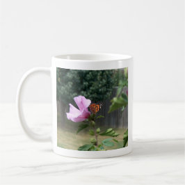 Schmetterling und Rose Sharons Kaffeetasse