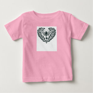 Schmetterling und Zweige Baby T-shirt