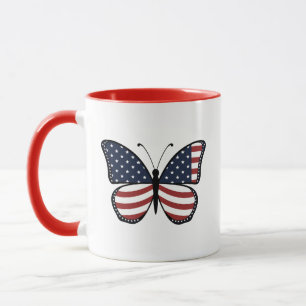 Schmetterling USA Sublimation-62614 Tasse