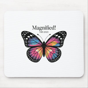 Schmetterling Vbs 2025 Shirt Vergrößerter Urlaubsb Mousepad