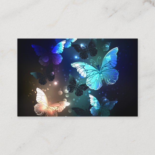Schmetterling Visitenkarte (Vorderseite)