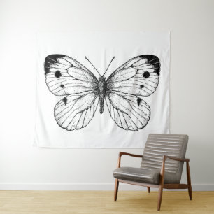 Schmetterling Wandteppich