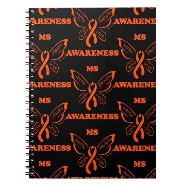 Schmetterling/Warrior...MS Notebook Notizblock (Vorderseite)