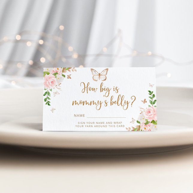 Schmetterling wie groß ist der Bauch der Mama Begleitkarte (Von Creator hochgeladen)