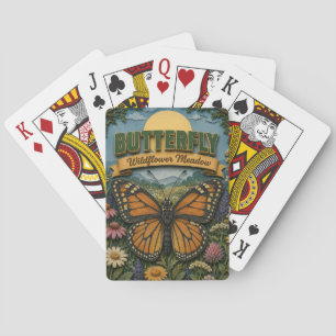 Schmetterling Wildblumenwiese POPCUT Spielkarten