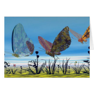 Schmetterling Wings Karte