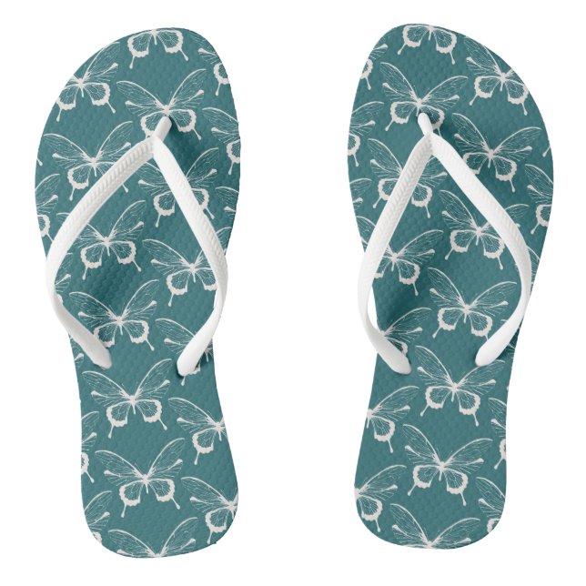 Schmetterling Zehentrenner Flip Flops (Fußbett)