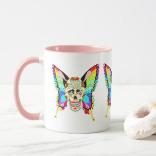 Schmetterling-Zucker-Schädel Tasse