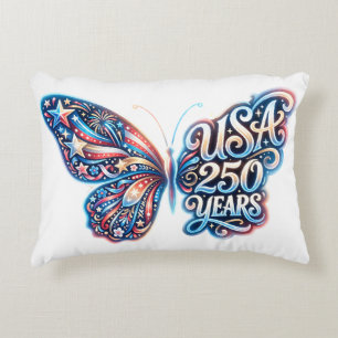 Schmetterling zum 250. Jubiläum der USA Dekokissen