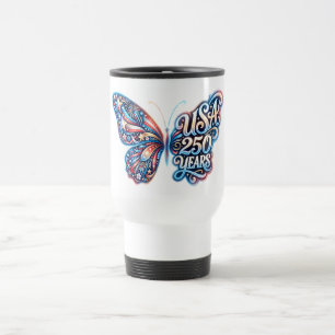 Schmetterling zum 250. Jubiläum der USA Reisebecher