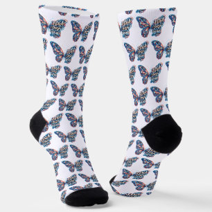 Schmetterling zum 250. Jubiläum der USA Socken