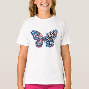 Schmetterling zum 250. Jubiläum der USA T-Shirt