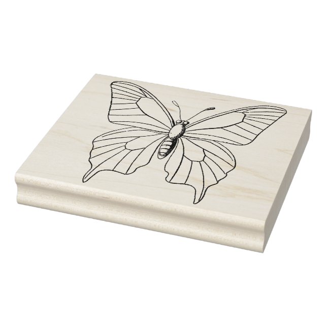 Schmetterling zum Färben von Kautschuk Art Briefma Gummistempel (Stempel)